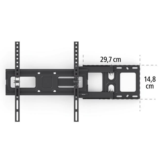 Hama стенна стойка за дисплеи до 65" регулируема черен артикул HAMA-220829