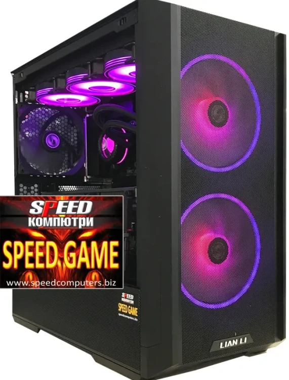 SPEED GAME RYZEN 7X Titanium 9070 XT Гейм компютър артикул SPEED_GAME_RYZEN_7_9070XT