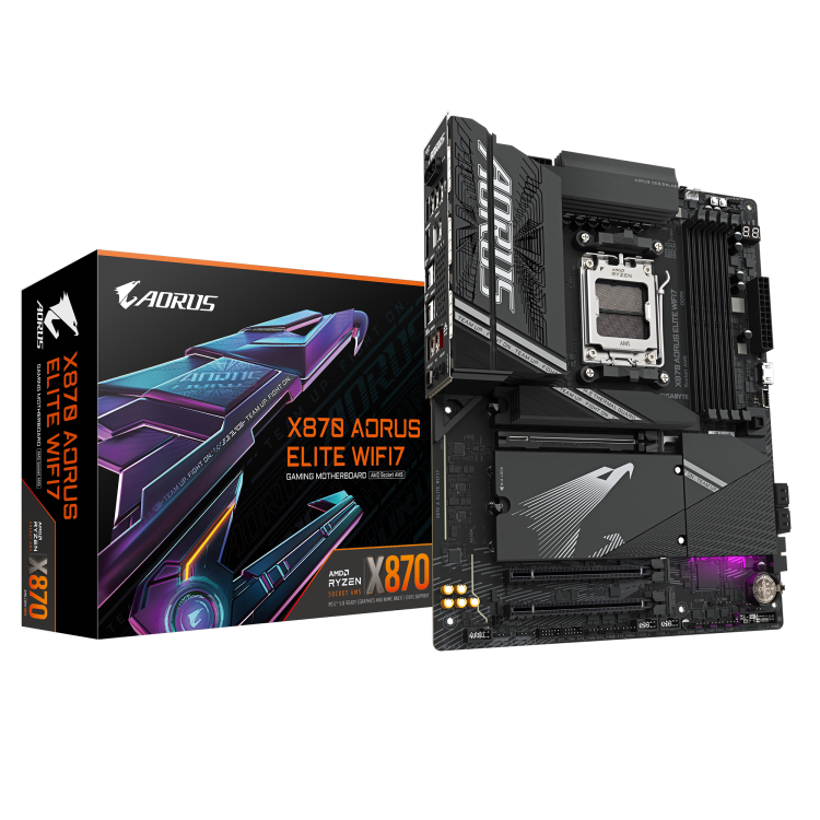 Gigabyte X870 Aorus Elite Wi-Fi7 AM5 дънна платка артикул X870 A ELITE WIFI7 Gigabyte X870 Aorus Elite Wi-Fi7 AM5 дънна платка артикул X870 A ELITE WIFI7