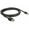 Delock MiniDisplayPort M към DisplayPort M кабел 2 метра артикул DELOCK-84928