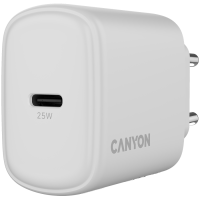 Canyon OnCharge 250 25W 1xPD зарядно устройство бял