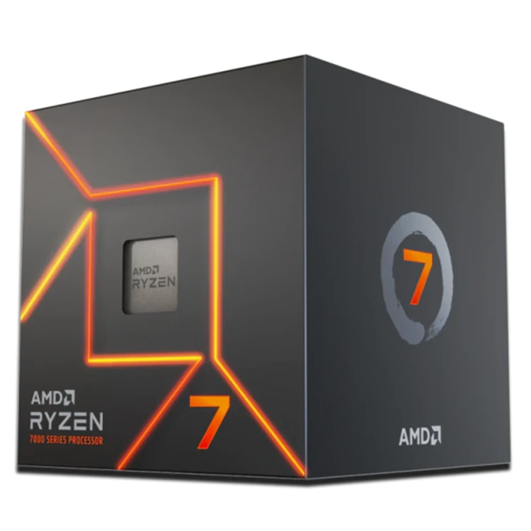 AMD Ryzen 7 7700 3.8GHz до 5.30GHz box процесор артикул 100-100000592BOX