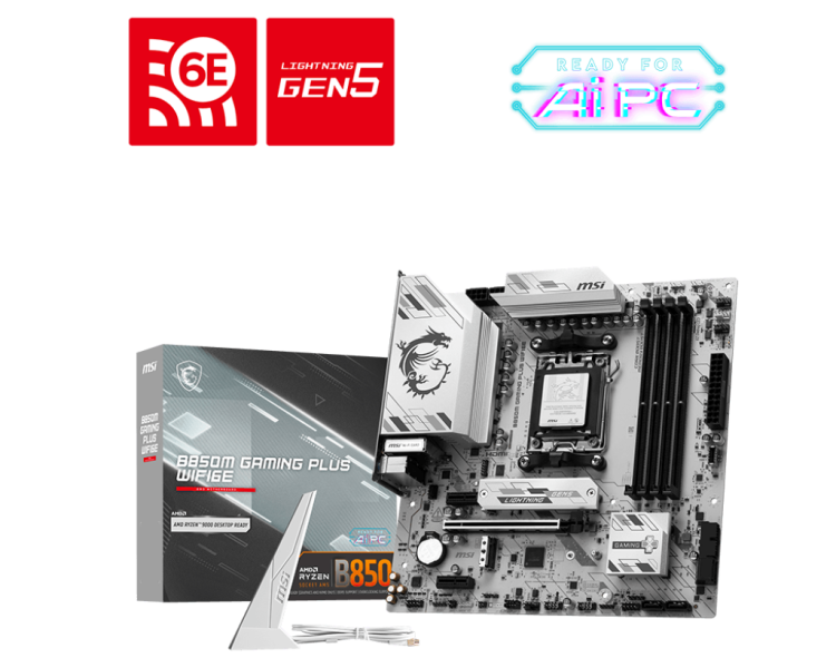 MSI B850M Gaming Plus Wi-Fi6E дънна платка артикул B850M_GAMING_PLUS_WIFI6E MSI B850M Gaming Plus Wi-Fi6E дънна платка артикул B850M_GAMING_PLUS_WIFI6E