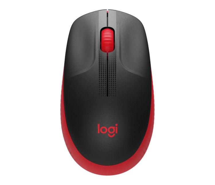 Logitech M190 безжична мишка червен артикул 910-005908