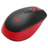 Logitech M190 безжична мишка червен артикул 910-005908