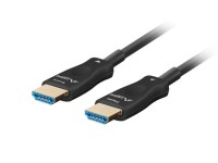Lanberg HDMI към HDMI v2.1 8K оптичен кабел 30 метра черен