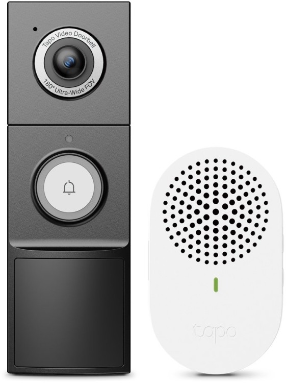 TP-Link Tapo D235 2K 5MP видеозвънец с батерия и Wi-Fi артикул Tapo D235 TP-Link Tapo D235 2K 5MP видеозвънец с батерия и Wi-Fi артикул Tapo D235