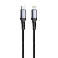 DeTech DE-43Ci2 USB Type C към Lightning кабел 2 метра DeTech DE-43Ci2 USB Type C към Lightning кабел 2 метра