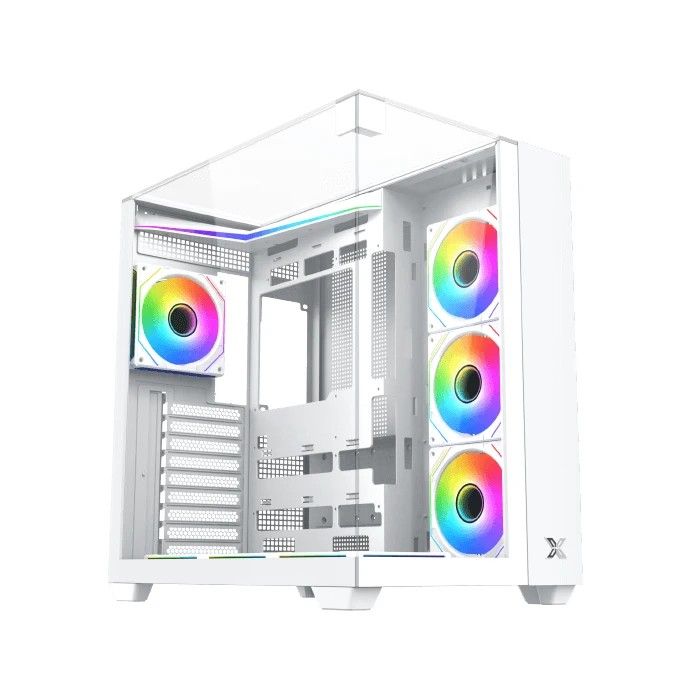 Xigmatek Aqua V Arctic (H23A) 7 ARGB Fans компютърна кутия артикул EN49088