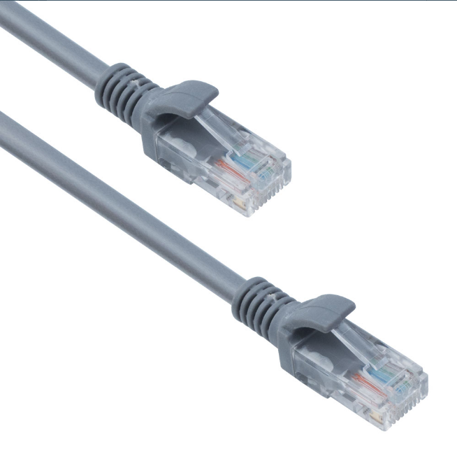 Мрежови кабел LAN - LAN DeTech Cat5 Е 10м сив артикул 18030