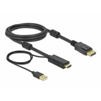 Delock HDMI към USB + DisplayPort кабел 3 метра