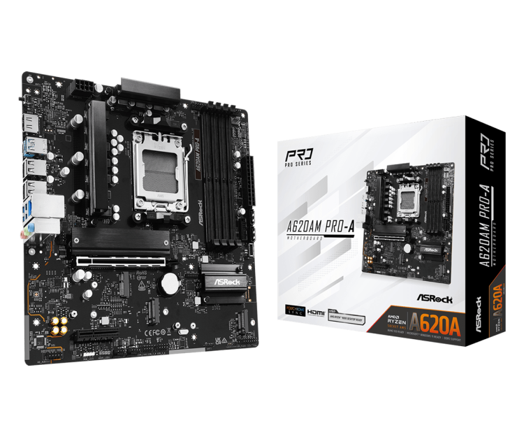 Asrock A620AM Pro-A AM5 дънна платка артикул A620AM PRO-A