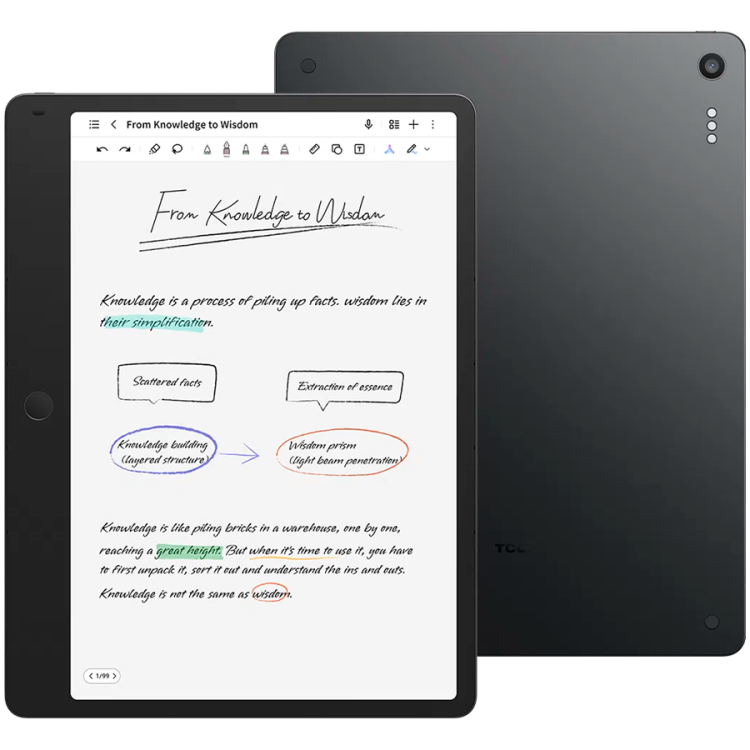 TCL Note A1 NXTPAPER 11.45" таблет черен артикул NOTE A1 NXTPAPER 11.45 WIFI KEBOARD