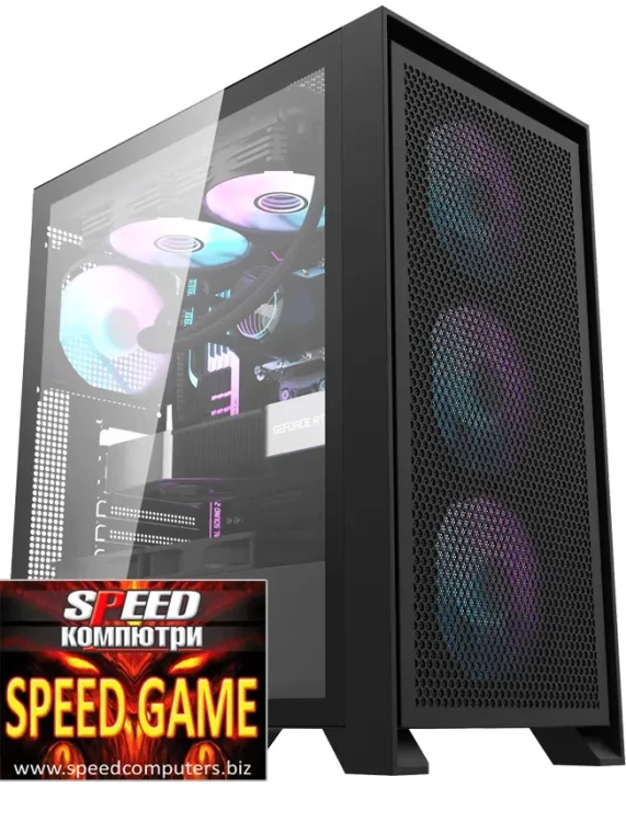 SPEED GAME R5 8F Base RX9060 XT 16G Геймърски компютър SPEED GAME R7 8F Base RX9060 XT 16G Геймърски компютър артикул SPEED_GAME_R7-8F_9060XT_16G