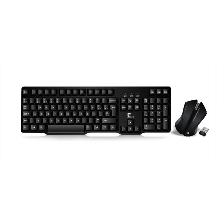 Комплект мишка и клавиатура, Безжични, FanTech WK-890, Черен артикул 6049