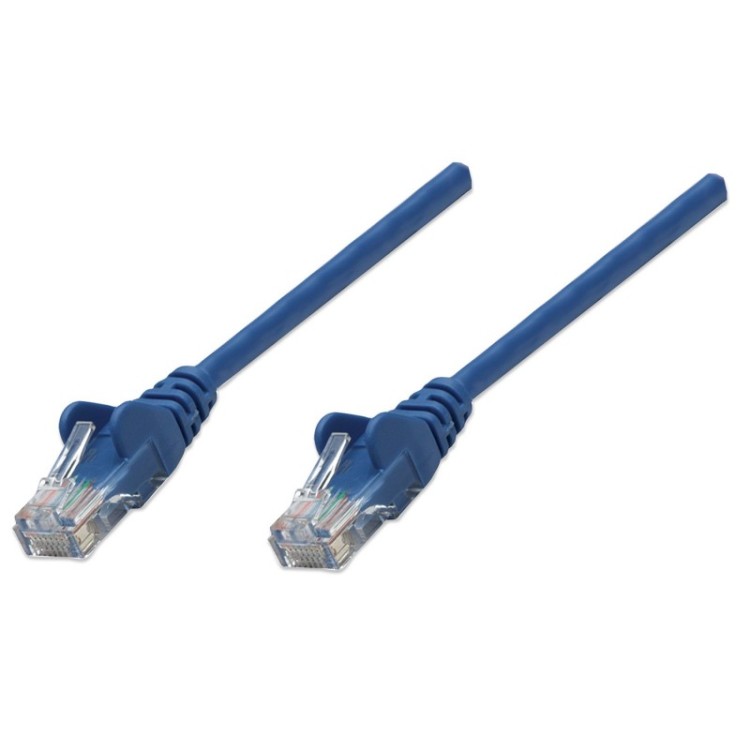 мрежови кабел LAN UTP Patch Cat. 5е 0.5 метра син артикул 318129 мрежови кабел LAN UTP Patch Cat. 5е 0.5 метра син артикул 318129