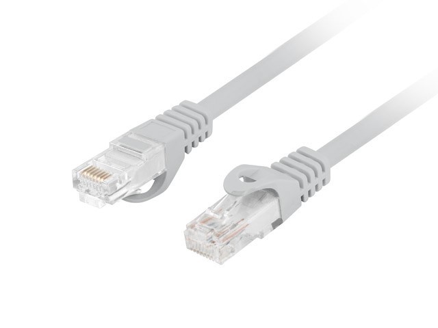 мрежови кабел Lanberg UTP Cat.6 5 метра сив артикул PCU6-10CU-0500-S