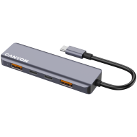 Canyon DS-18 USB Type C 5в1 хъб Canyon DS-18 USB Type C 5в1 хъб