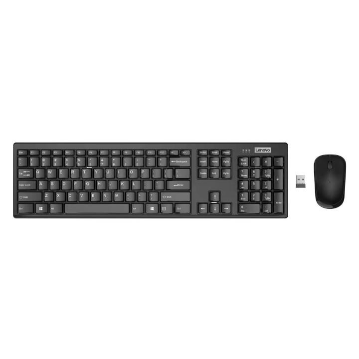 Lenovo 100 клавиатура + мишка черен артикул GX31Q28916