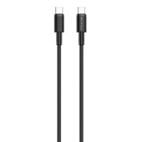DeTech DE-C-C USB Type C към USB Type C 100W кабел 1 метър черен DeTech DE-C-C USB Type C към USB Type C 100W кабел 1 метър черен