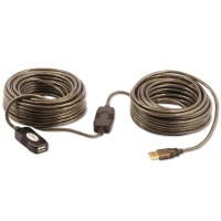 USB 2.0 към USB активен удължителен кабел