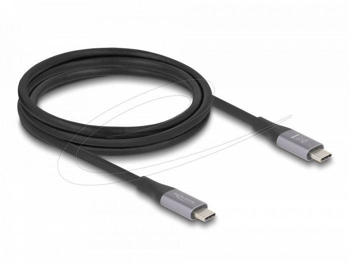 Delock USB Type C към USB Type C 240W кабел 2 метра сив артикул DELOCK-81192