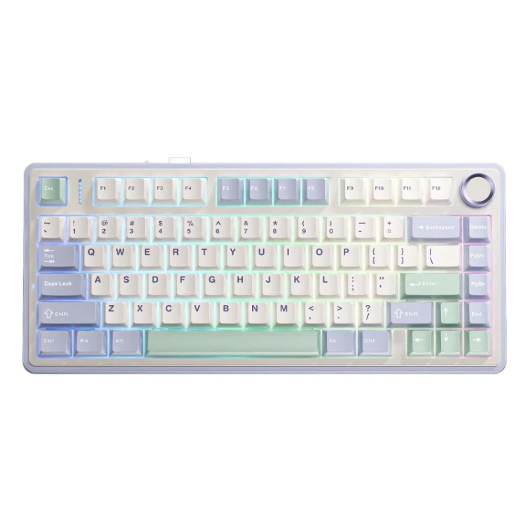 Aula F75 геймърска клавиатура бежов артикул F75-CG-RS