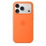 Apple iPhone 17 Pro Silicone Case with MagSafe - Orange силиконов гръб артикул mgfe4zm/a Apple iPhone 17 Pro Silicone Case with MagSafe - Orange силиконов гръб артикул mgfe4zm/a