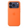 Apple iPhone 17 Pro Silicone Case with MagSafe - Orange силиконов гръб артикул mgfe4zm/a Apple iPhone 17 Pro Silicone Case with MagSafe - Orange силиконов гръб артикул mgfe4zm/a