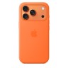 Apple iPhone 17 Pro Silicone Case with MagSafe - Orange силиконов гръб артикул mgfe4zm/a Apple iPhone 17 Pro Silicone Case with MagSafe - Orange силиконов гръб артикул mgfe4zm/a
