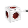 Allocacoc PowerCube Extended 1300RD разклонител 5 гнезда с кабел червен артикул 1300RD-DEEXPC