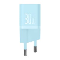 Baseus GaN5 30W универсално зарядно син
