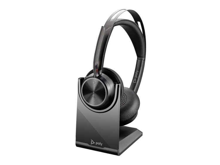 HP Poly Voyager Focus 2 USB слушалки с микрофон черен артикул 9T9J5AA