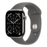 Часовник Apple Watch S11 Cellular 46mm Natural Titanium Case with Stone Grey Sport Band - M/L артикул mfcx4mp/a Часовник Apple Watch S11 Cellular 46mm Natural Titanium Case with Stone Grey Sport Band - M/L артикул mfcx4mp/a