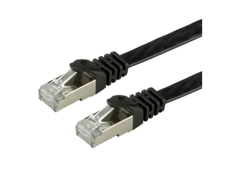 Roline FTP Cat.6 кабел 1 метър черен артикул 21.99.0971