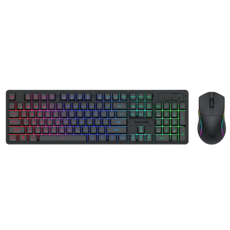 Redragon S107-KS безжична геймърска клавиатура и мишка артикул S107-KS Redragon S107-KS безжична геймърска клавиатура и мишка артикул S107-KS