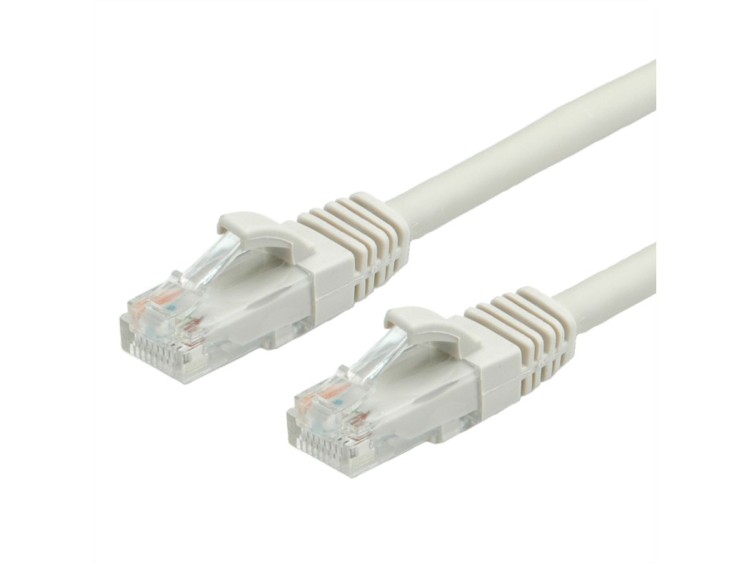 Мрежови кабел UTP Patch Cord Cat.6a 1.0 метра сив Roline артикул 21.99.0871