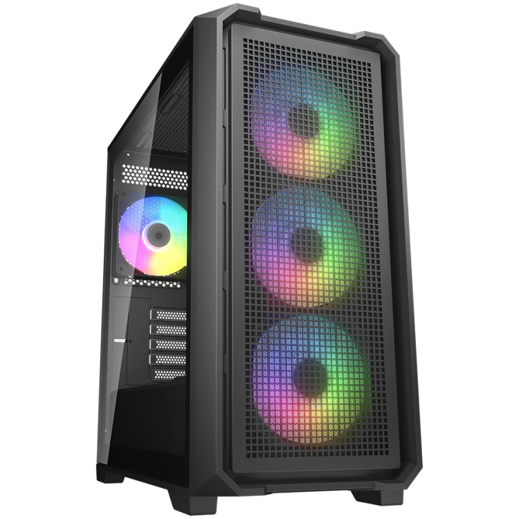Cougar MX600 Mini V2 RGB кутия за компютър черен артикул CGR-2TC9B-RGB Cougar MX600 Mini V2 RGB кутия за компютър черен артикул CGR-2TC9B-RGB