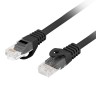 мрежови кабел U/UTP Patch кабел Cat.6А 0.25 метра черен артикул PCU6-10CU-0025-BK