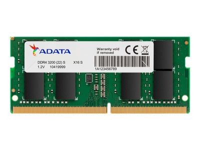 Adata Premier 16GB DDR4 3200MHz SODIMM CL22 памет артикул AD4S320016G22-SGN