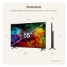 LG 55QNED71B3B 55" 4K QNED MiniLED телевизор черен артикул 55QNED71B3B LG 55QNED71B3B 55