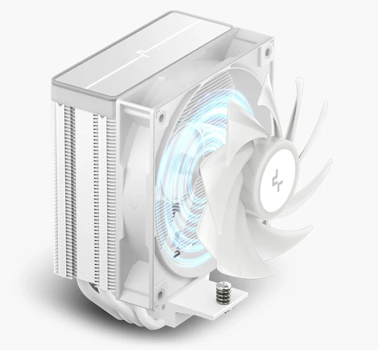 DeepCool AG400 ARGB V2 охладител за процесор бял артикул R-AG400-WHAMMN-GJD