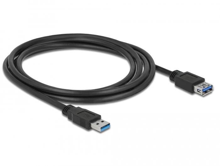 Delock USB 3.0 към USB 3.0 кабел 2 метра артикул DELOCK-85056