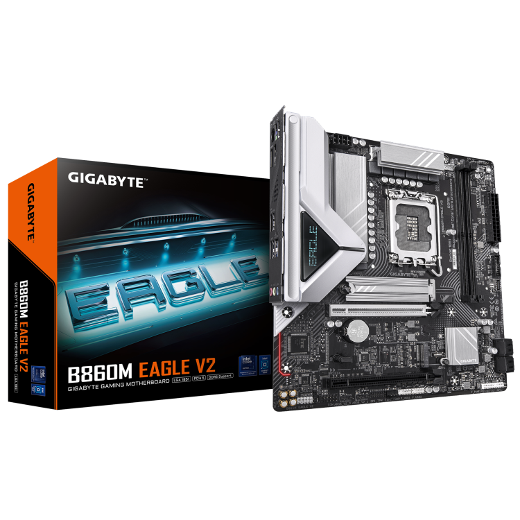 Gigabyte B860M Eagle V2 mATX дънна платка артикул GA-MB-B860M-EAGLE-V2