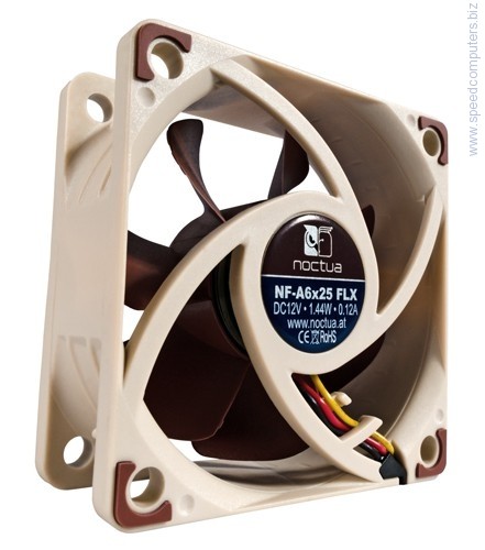 Noctua Fan 60x60x25mm 3000/2400/1600rpm NF-A6x25 FLX вентилатор артикул NF-A6x25-FLX