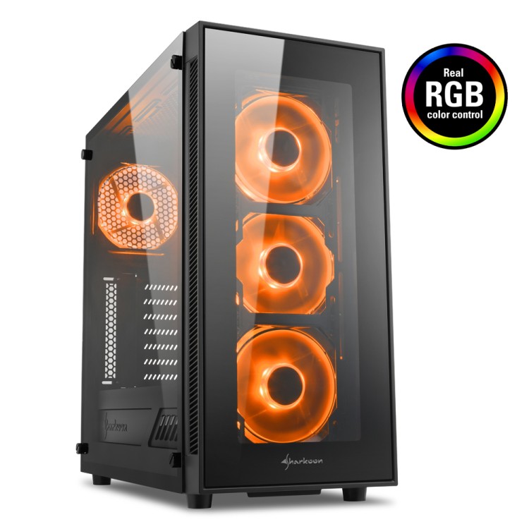 Геймърска кутия Sharkoon TG5 RGB, ATX артикул Sharkoon TG5 RGB