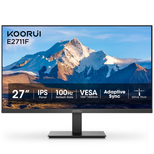 Koorui E2711F 27" IPS 100Hz монитор артикул KOORUI 27 E2711F IPS FHD 100HZ Koorui E2711F 27" IPS 100Hz монитор артикул KOORUI 27 E2711F IPS FHD 100HZ