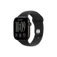Apple Watch Series 12 Cellular 42mm Black Aluminium Case with Black Sport Band - S/M