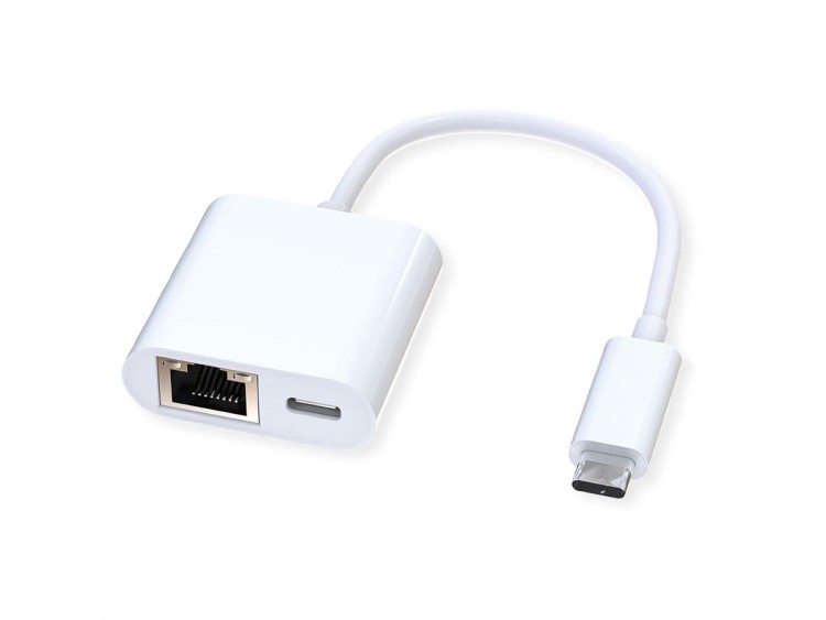 Roline USB 3.2 Type C към Gigabit Ethernet конвертор артикул 12.02.1100 Roline USB 3.2 Type C към Gigabit Ethernet конвертор артикул 12.02.1100