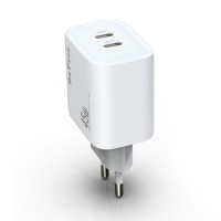 DeTech DE-PD 45W мрежово зарядно устройство + кабел DeTech DE-PD 45W мрежово зарядно устройство + кабел